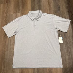 Free Fly Mens XXXL Bamboo Flex‎ Polo Shirt Aspen Gray Soft Casual Size 3XL